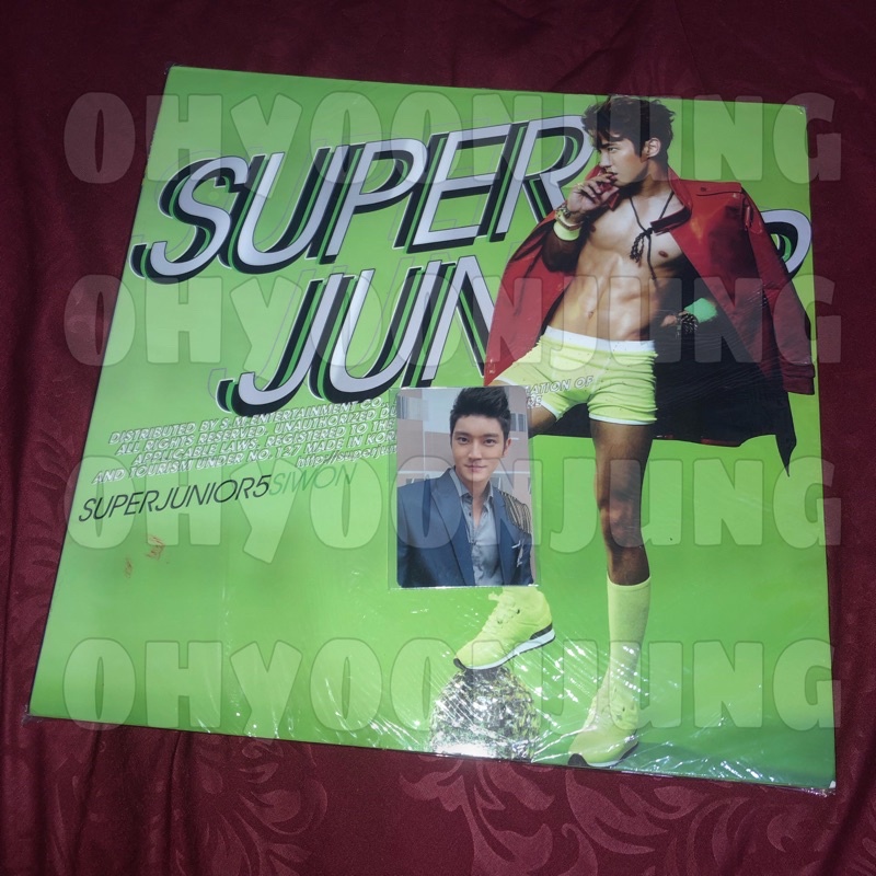 ALBUM MR. SIMPLE SUPER JUNIOR COVER SIWON