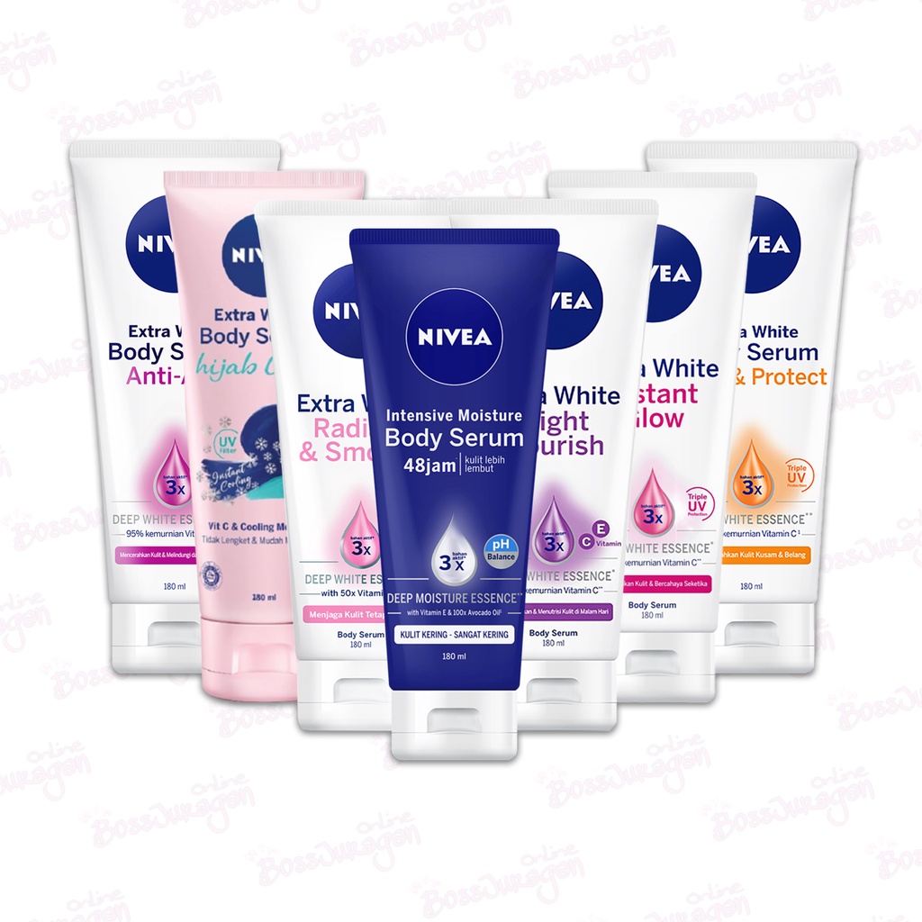 (BOSS) NIVEA Body Serum Extra White 180ml