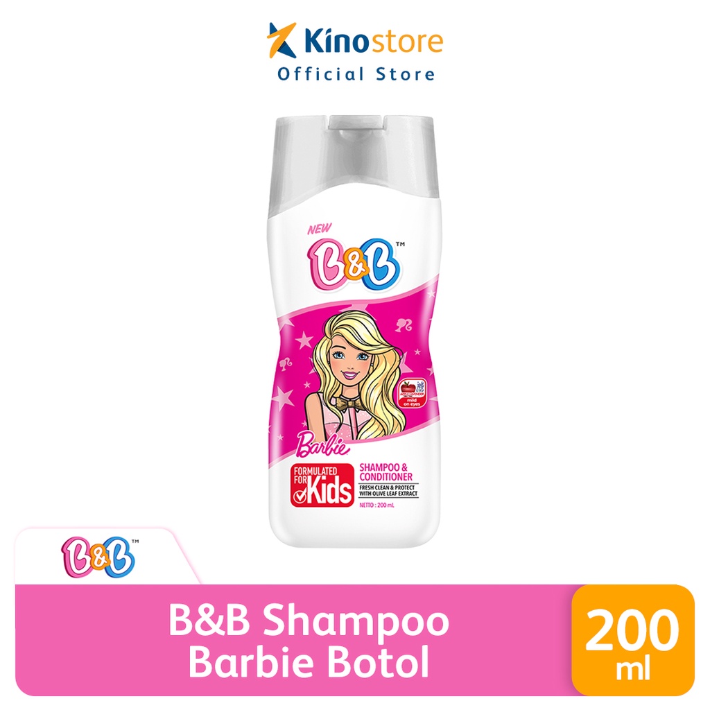 Jual B&B Kids Shampoo Barbie 200 ML Botol | Shopee Indonesia