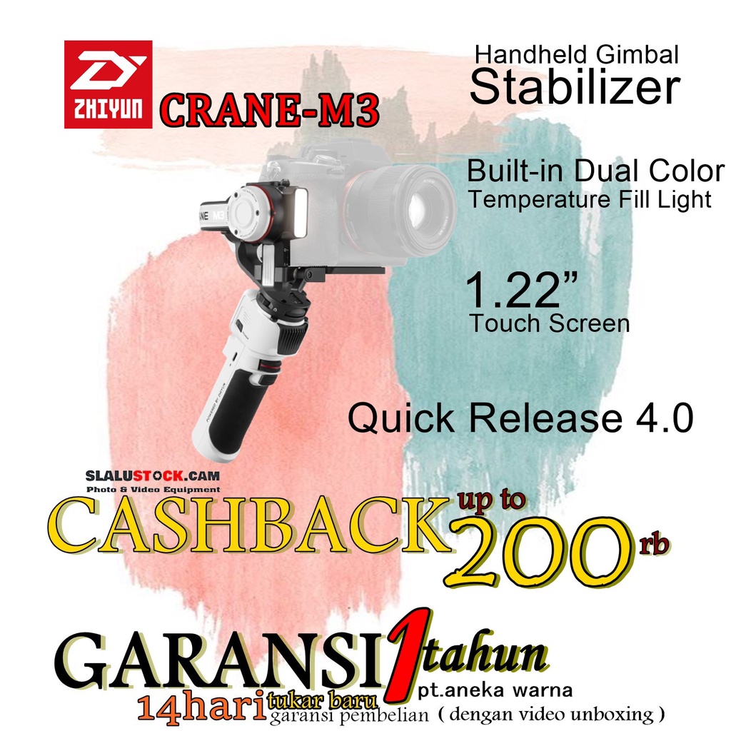 Zhiyun Crane M3 Gimbal Stabilizer / Zhiyun Tech Crane M3 RESMI
