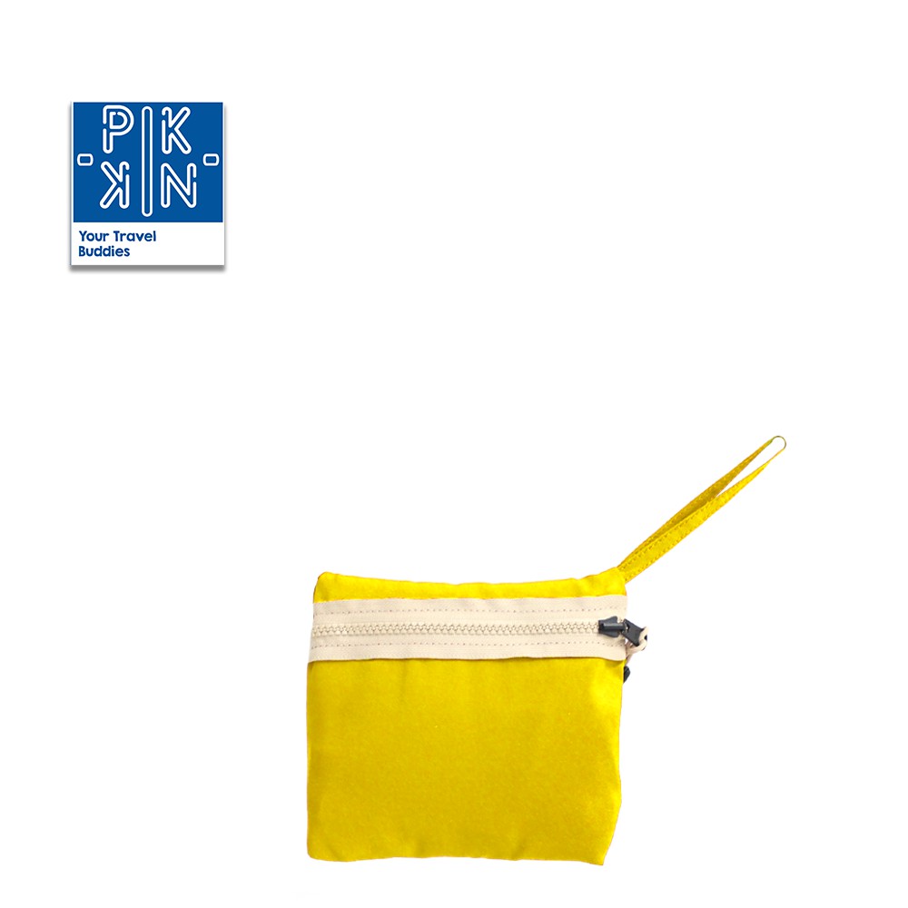 Tas Travel / Tas Gym / Tas Jinjing / Tas Lipat / Duffle Bag Piknik Kobe Black Yellow-2