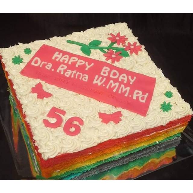 

Rainbow Cake Ultah / Kue Ultah / Kue Ulang Tahun