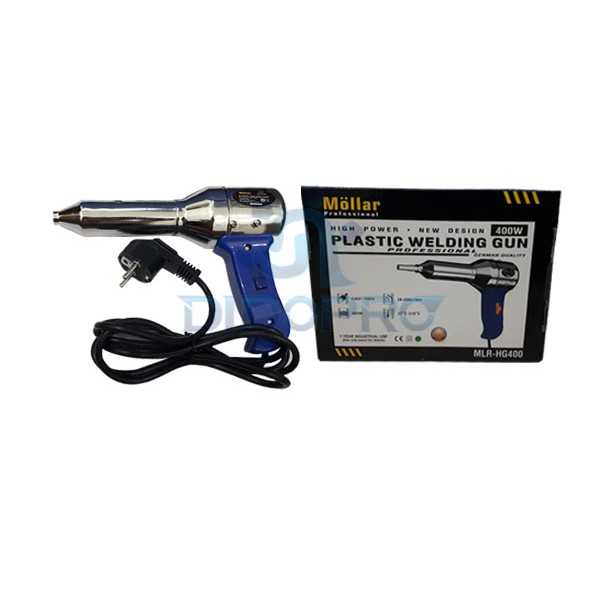 Heat Gun MOLLAR HG 400 Hot Air Gun Plastic Welding Las Plastik