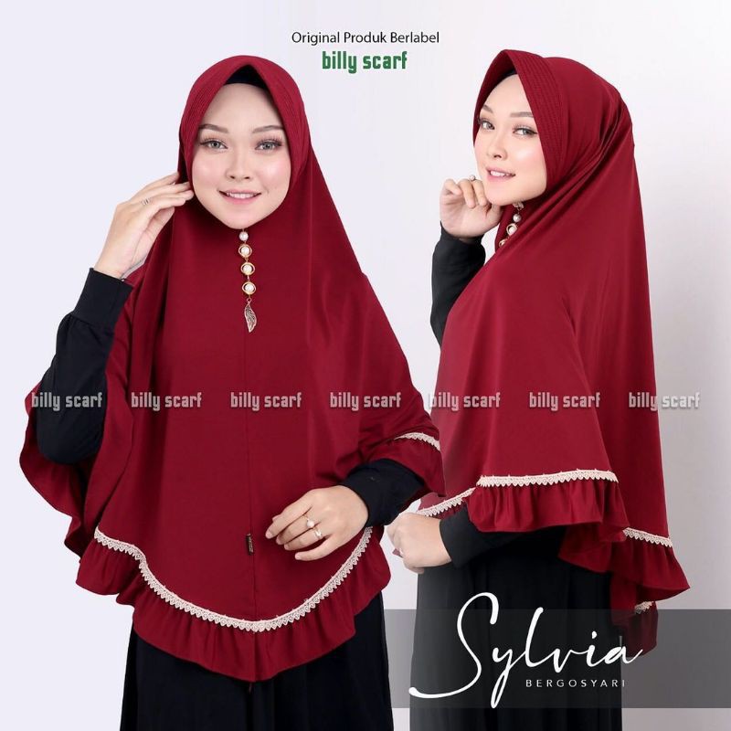 ORI BILLY SCARF BERGO SYARI SYLVIA