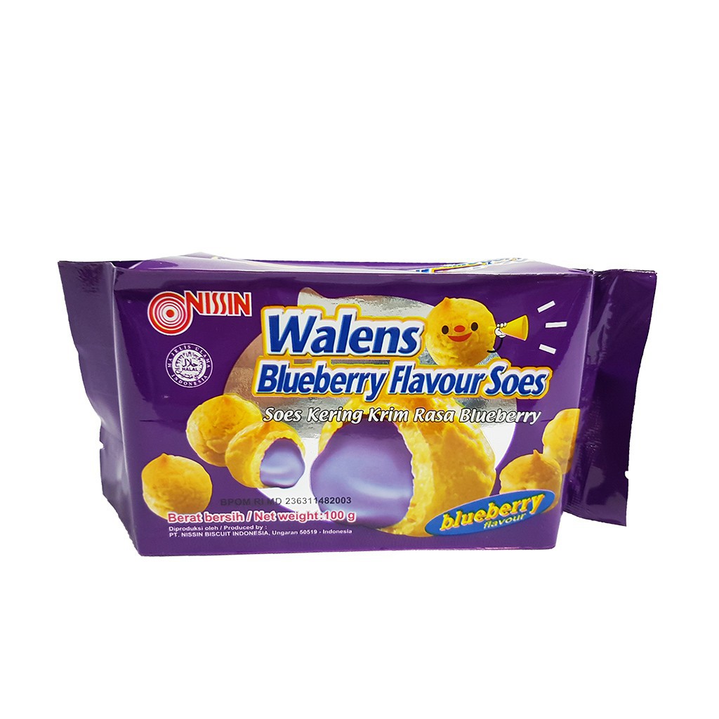 

Nissin Walens Blueberry Soes Kering 100 gr