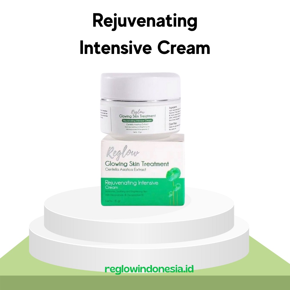 Reglow Rejuvenating Insentive Cream Skin Treatment Night Cream & Day Cream / Krim Siang & Malam Pelembab Pemutih Wajah Glowing / Skincare Perawatan Kecantikan Pencerah & Penghilang Jerawat Wajah Bpom Halal Aman Murah 100% Original-Cream Reglow