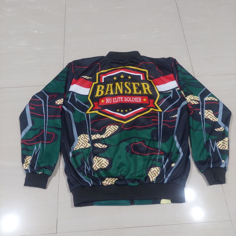 JAKET BOOMBER BANSER KOMBINASI