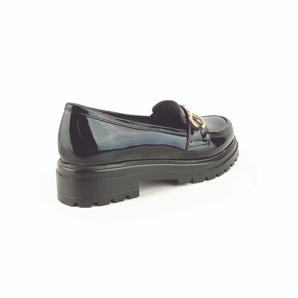 Workswell Clarisha Sepatu Boots Wanita Hitam Glosi