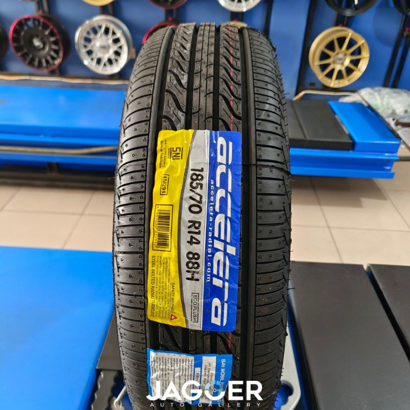 Ban mobil tubeless avanza/xenia tipe accelera ecoplush 185/70 R14