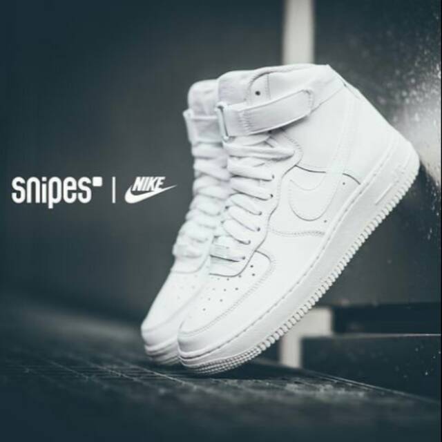 nike force 1 mid white