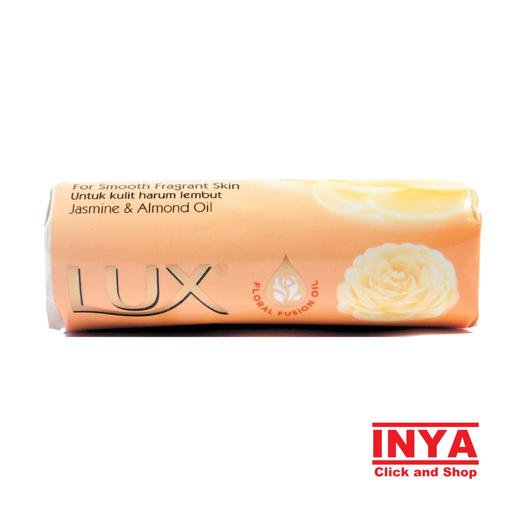 LUX VELVET JASMINE  FLORAL FUSION OIL SOAP BAR 80gr - Sabun Batang