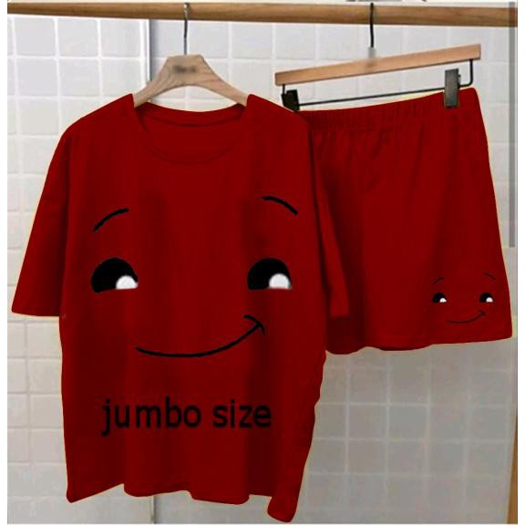 setelan jumbo imut / big size / xxl / muat sampai 72kg