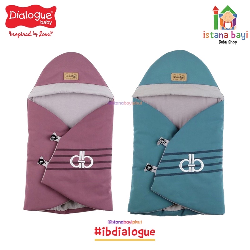 Dialogue Baby Blanket Milky / Grand Series DGB3405 - Selimut topi bayi