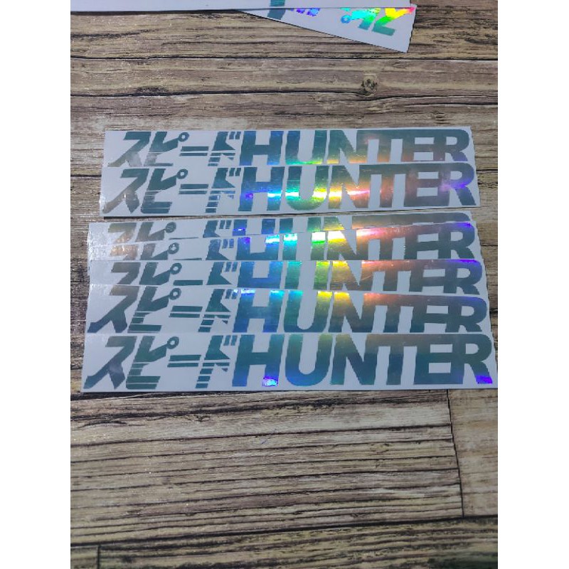 STICKER SPEEDHUNTER KANJI CUTTING