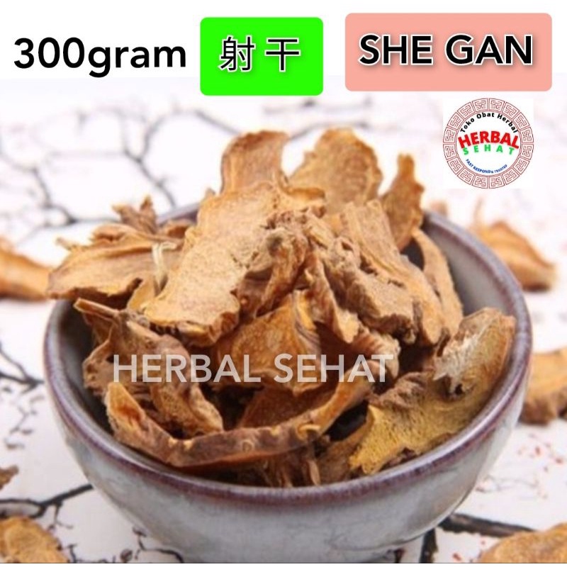 

She Gan 300 Gram / Sia Kan / Se Kan Blackberry Lily Rhizome / Belamcadae