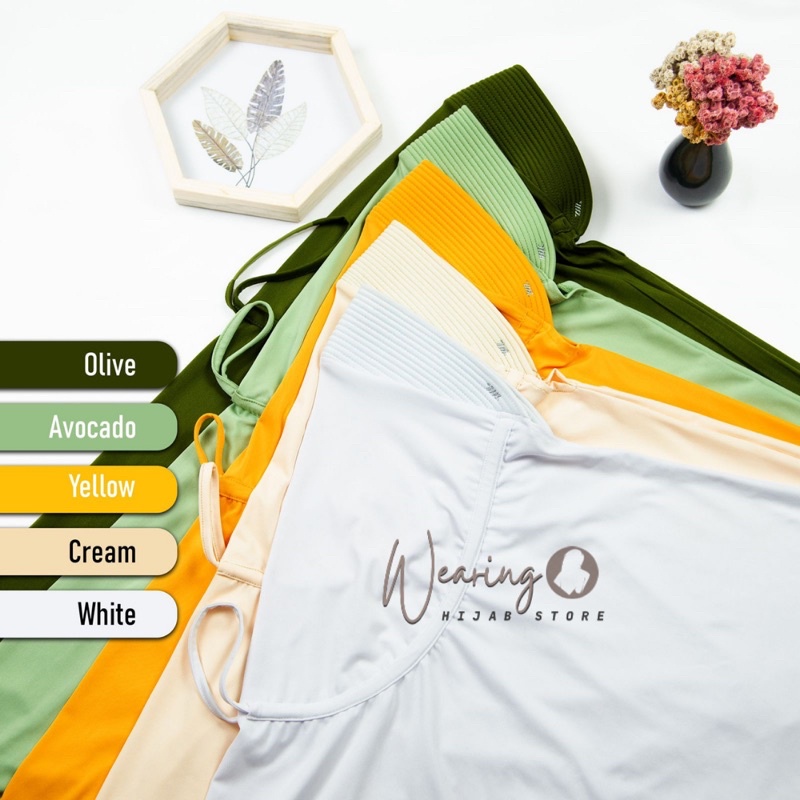 JILBAB INSTAN KHIMAR SERUT JOKOWI SPANDEX  L | HIJAB BERGO HAMIDAH SERUT JUMBO PREMIUM