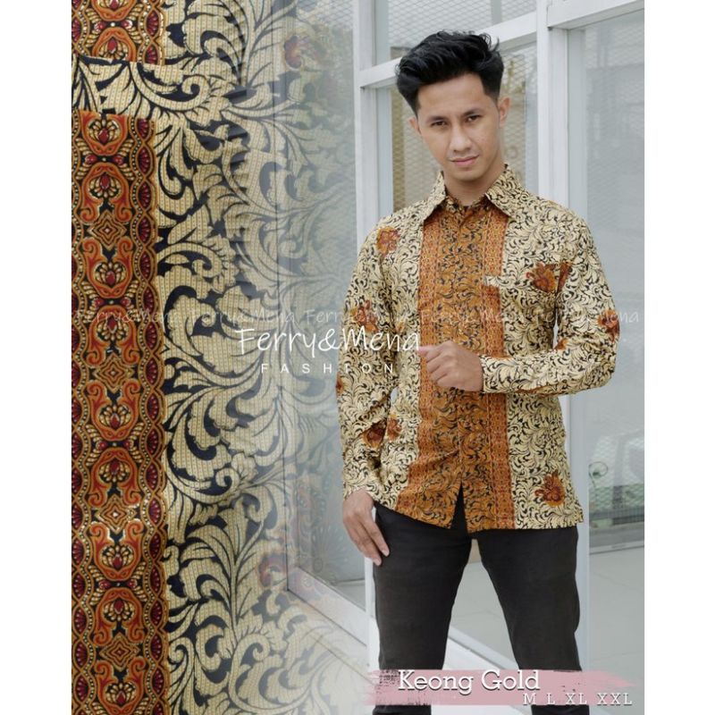 KEMEJA BATIK PRIA/KEMEJA BATIK MODERN/KEMEJA BATIK PESTA/KEMEJA BATIK TERBARU &amp; TERLARIS