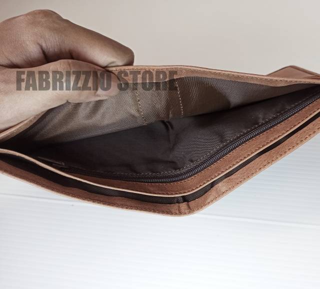 dompet polos pria kulit asli kecil free custom nama