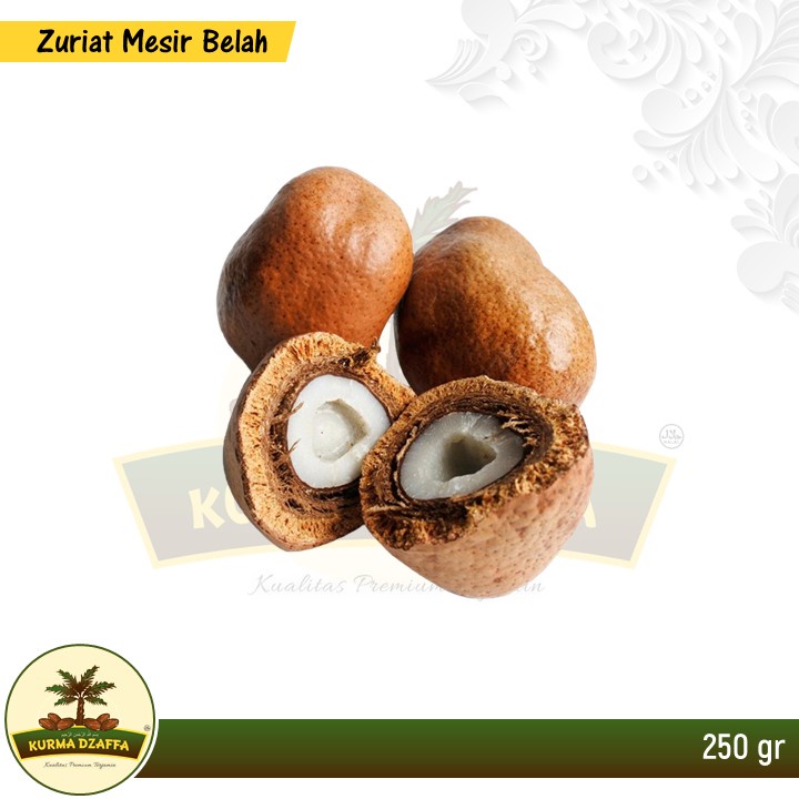 

Buah Zuriat Mesir Belah/Zuriyat/Doum Promil 250 gr