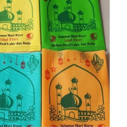 

Goodie bag lebaran [Lusinan]38x45x10 Gomico 2022 sablon 1sisi - tas spundbond