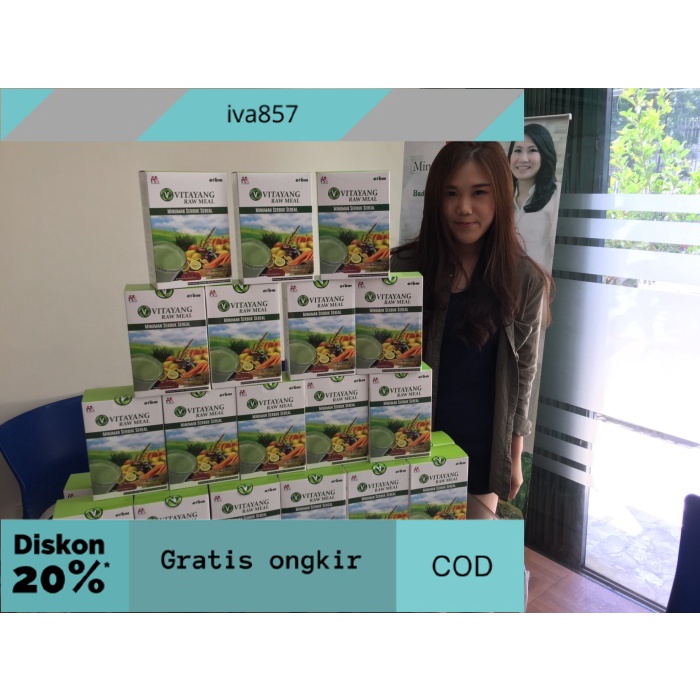 

PROMO Vitayang raw meal PAKET HEMAT isi 3 box GRATIS ONGKIR