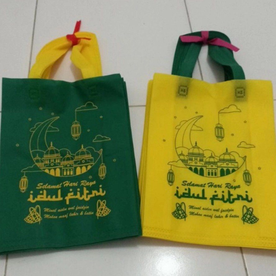 Goodie Bag Lebaran idul fitri / Tas Souvenir Idul Fitri ukuran S 25x35