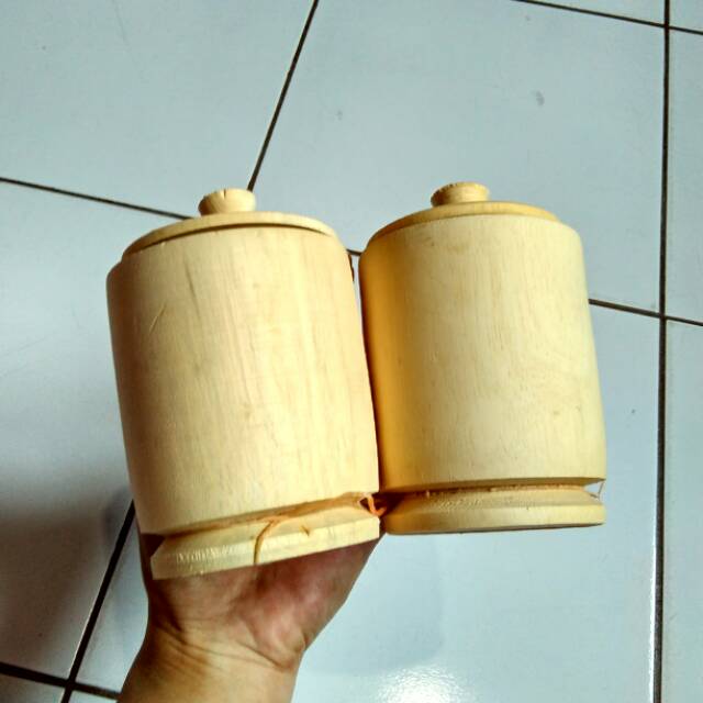 Gelas Kayu Pasak Pait Bumi Ukuran Jumbo.