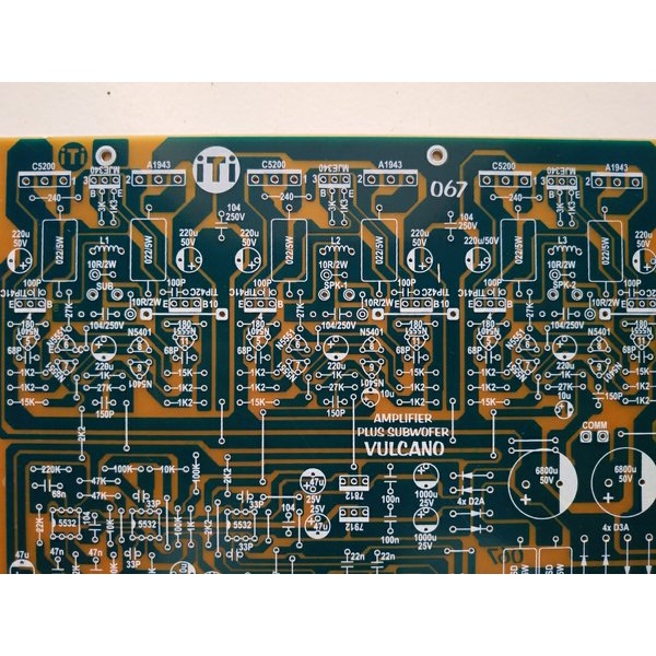 PCB Power Amplifier 2.1 Subwoofer Vulcano Home Theater 2.1 Subwoofer