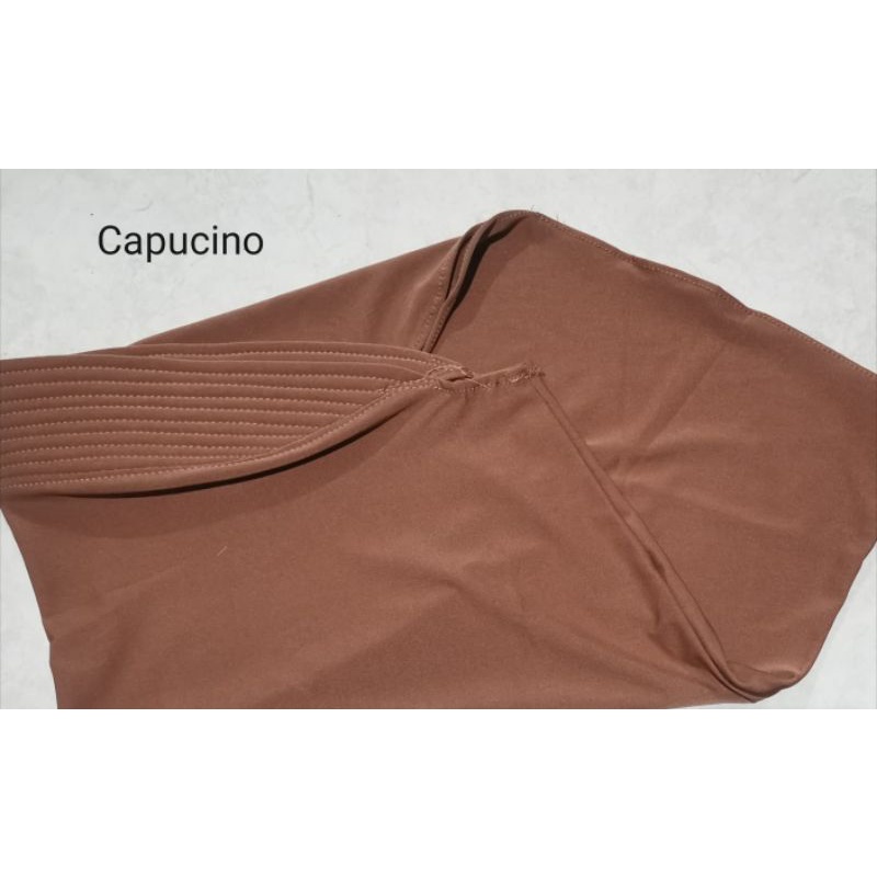 Jilbab Sport / Hijab Instan / Jilbab Sporty Instant / Bergo Sport/volly-Sport CAPUCINO