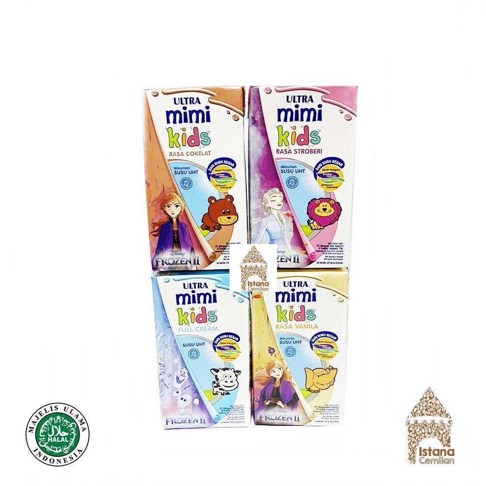 Susu Ultra Mimi Kids UHT Anak Cokelat / Full Cream