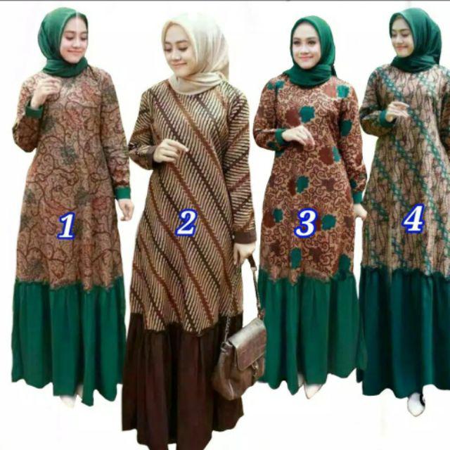 Bswart Batik Hrb026 Kenongo Hem Pendek Padi Pekalongan M L Xl Batik Pria Murah Modern Grosir