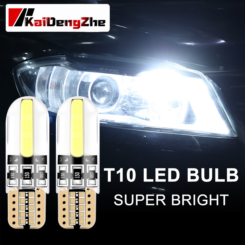 LED W5W T10 194 168 COB Auto Wedge Parking Bulb Clearance Lamp License Plate Lights CANBUS Car Interior Reading Light