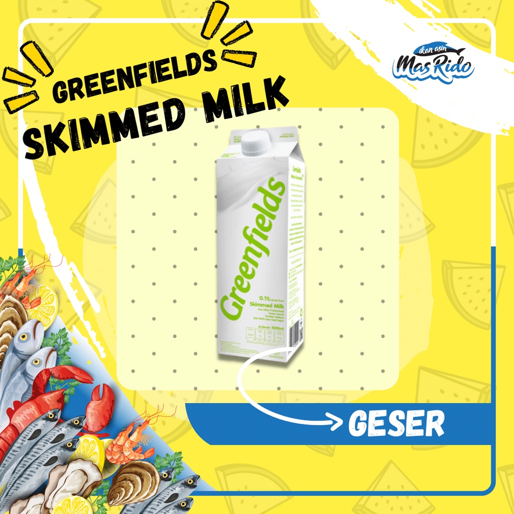 

Susu Uht Skimmed Greenfields 1L