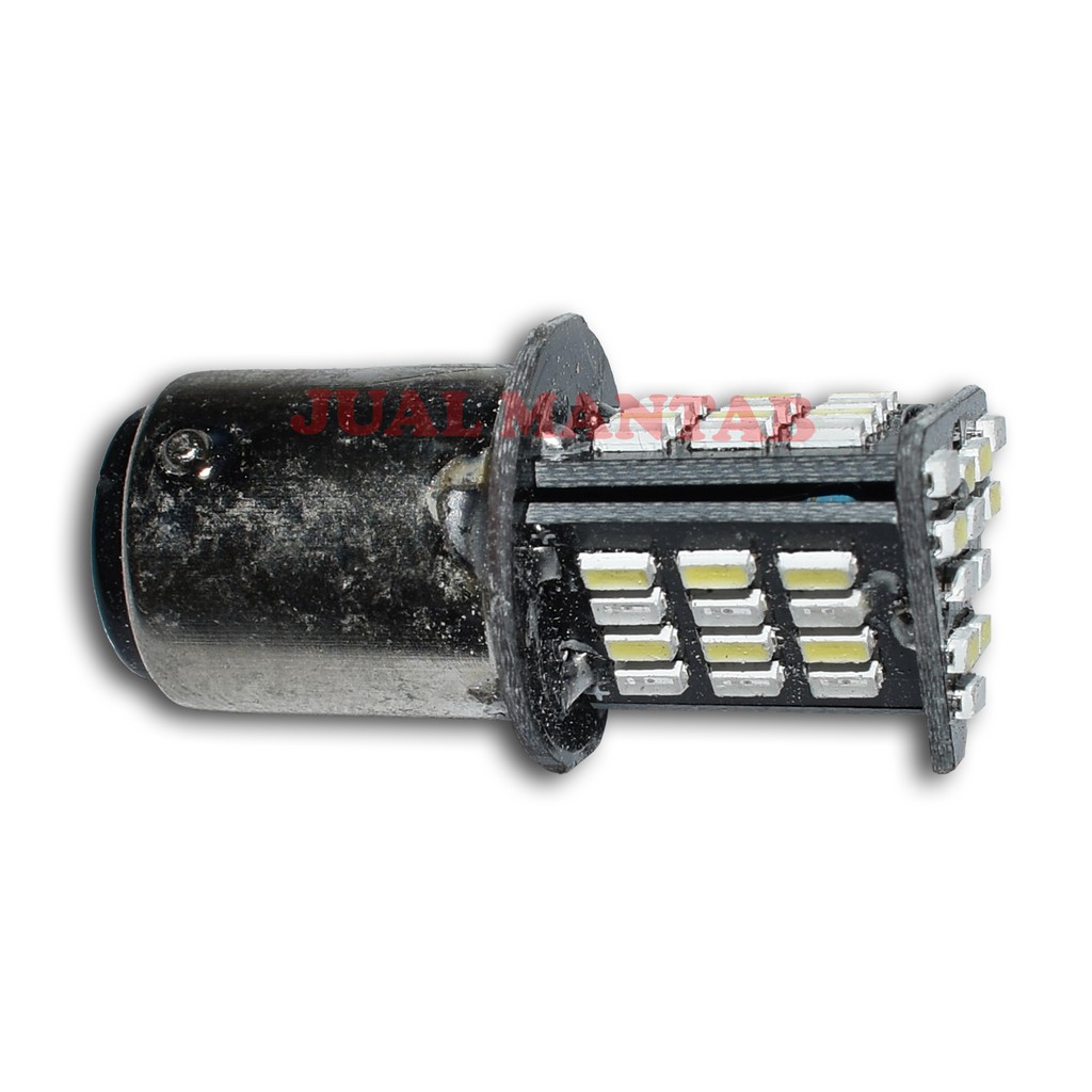 Lampu Rem Motor Sparepart Variasi Lampu Stop l Stoplamp l Lampu Belakang Strobo LED 48 Mata 2 Warna Universal Murah