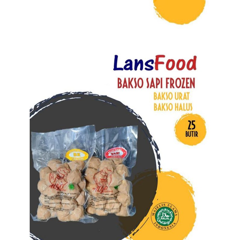 

Bakso Sapi Frozen 25 pcs/pack