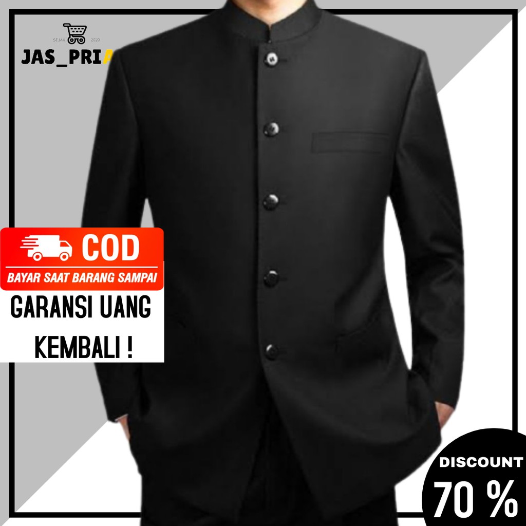 JAS MANDARIN HITAM JAS PRIA JAS FORMAL