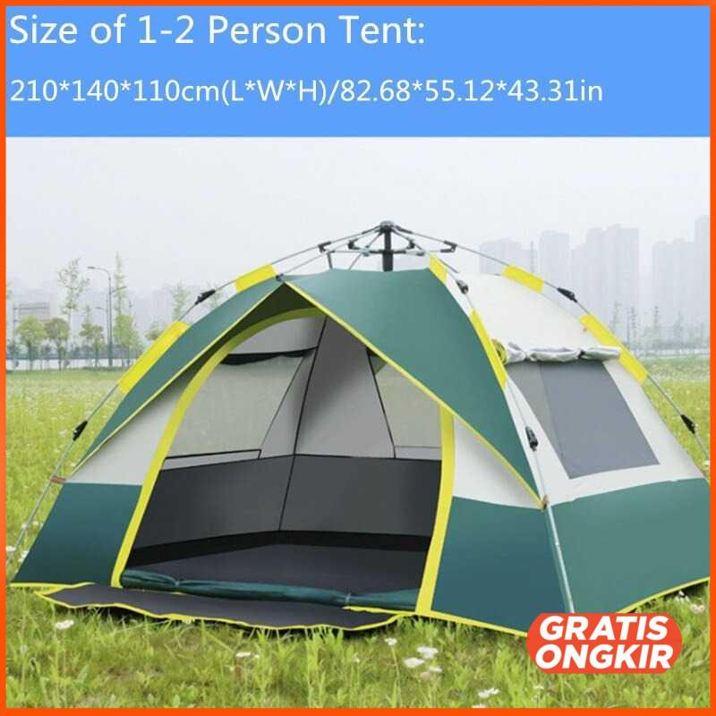 Tenda Kemah Camping Outdoor Adventure 1-2 Orang - X50