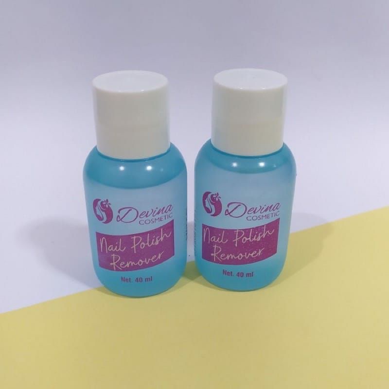 ASETON DEVINA  PEMBERSIH KUTEK / CAT KUKU - SL - POLISH REMOVER BPOM