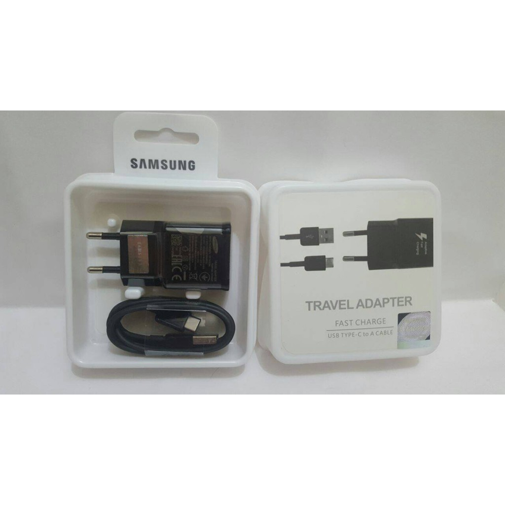 Charger Samsung S8 S9 S10 A50 A30 M30 M20 / S8 Plus / A3 2017 / A5 2017  / A7 2017 USB Type C Fast Charging Original