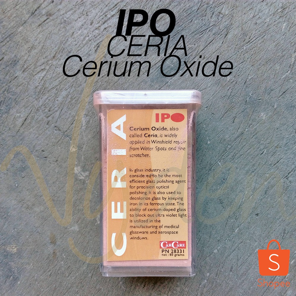 IPO CERIA Cerium Oxide Untuk Hapus Jamur Kerak Dan Baret Di Kaca MURAH