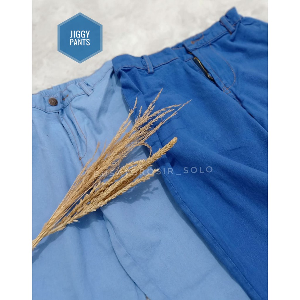 JIGGY PANTS PUSATGROSIR_SOLO/ CELANA JEANS TWOTONE