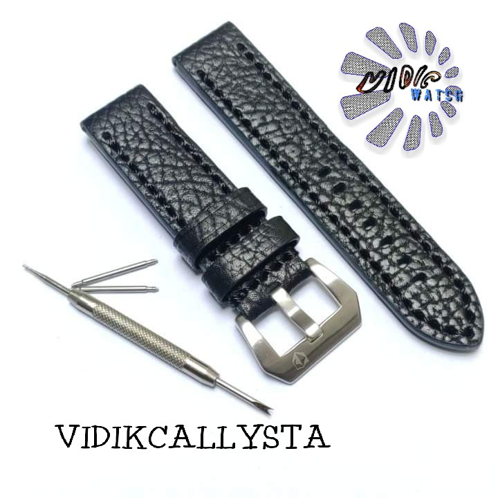 ORIGINAL OEM STRAP TALI KULIT TEBAL JAM TANGAN EXPEDITION 22MM 22 MM