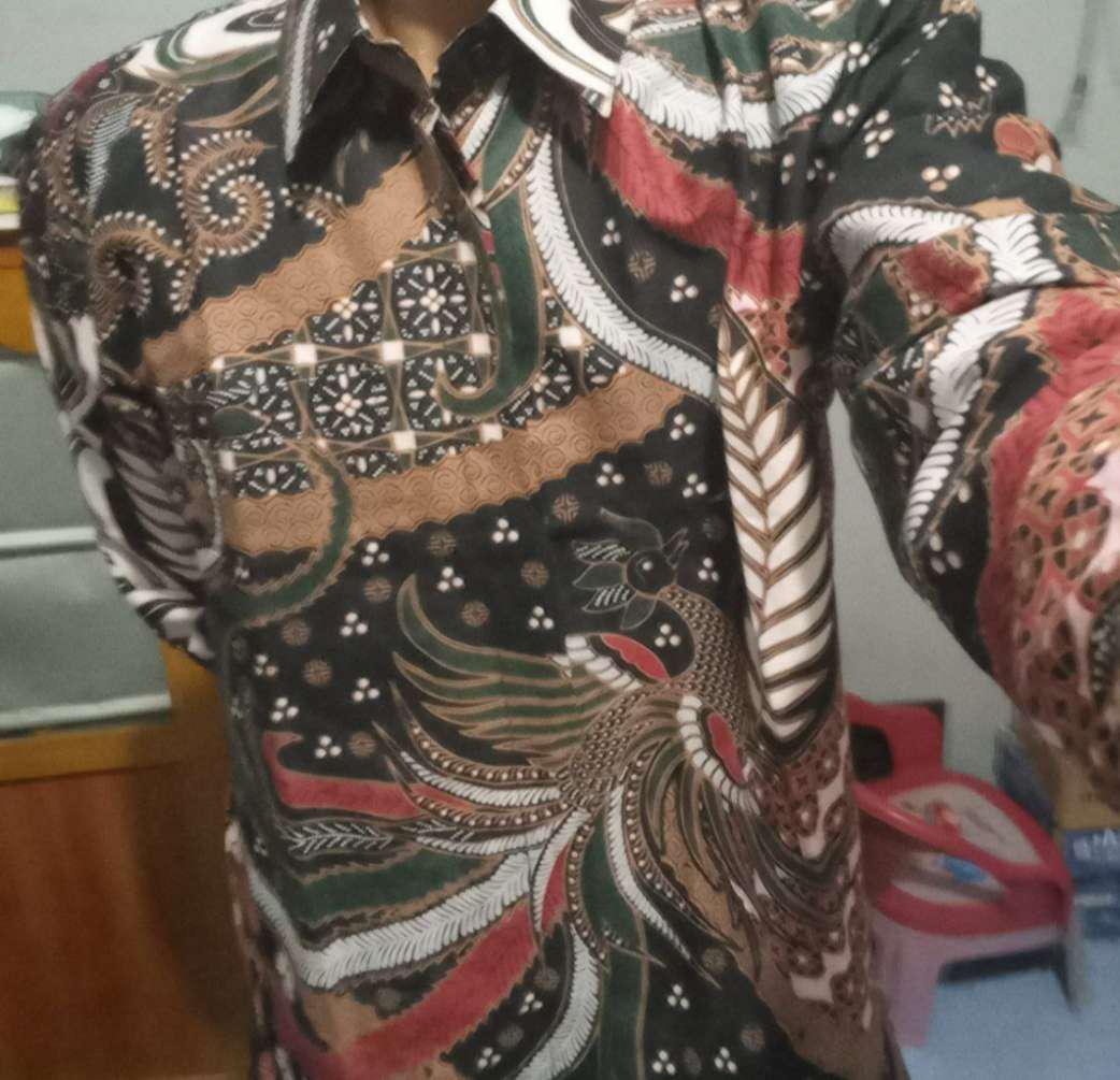 Kemeja Batik Pria Lengan Panjang Slimfiit Premium Baju Batik Pria Modern Solo Batik Aluna Gba 027