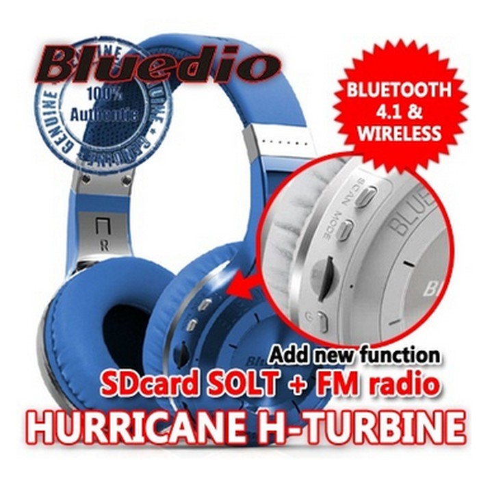 Terbaru  Headset bluetooth   microphone turbine wireless headphone