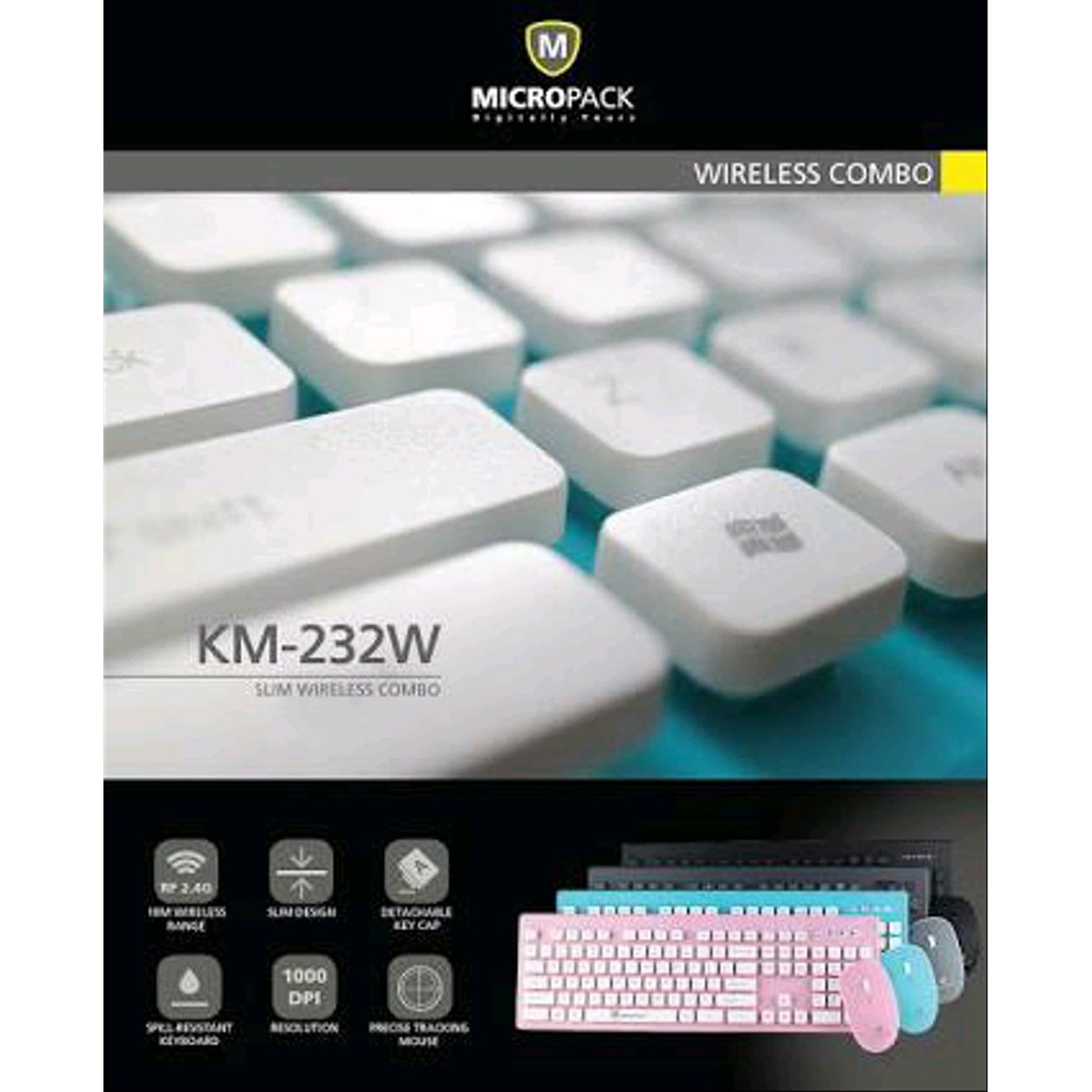 Keyboard Mouse Micropack KM-232W Wireless