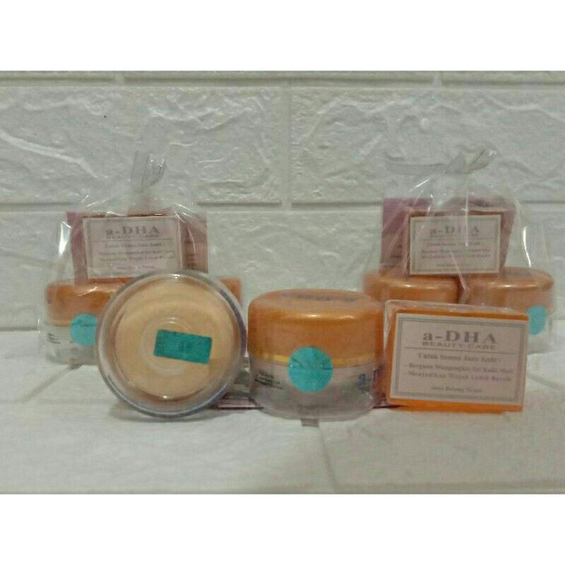 Cream A-DHA Holo MDS Biru Embos Original ADHA Gold Holo MDS Biru Original