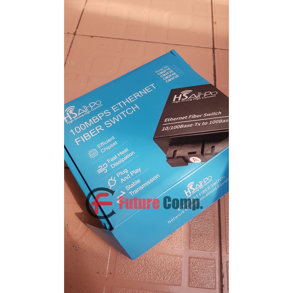 HSAIRPO CM3F2E SUPPORT POE MEDIA CONVERTER 3 FO 2 ETH