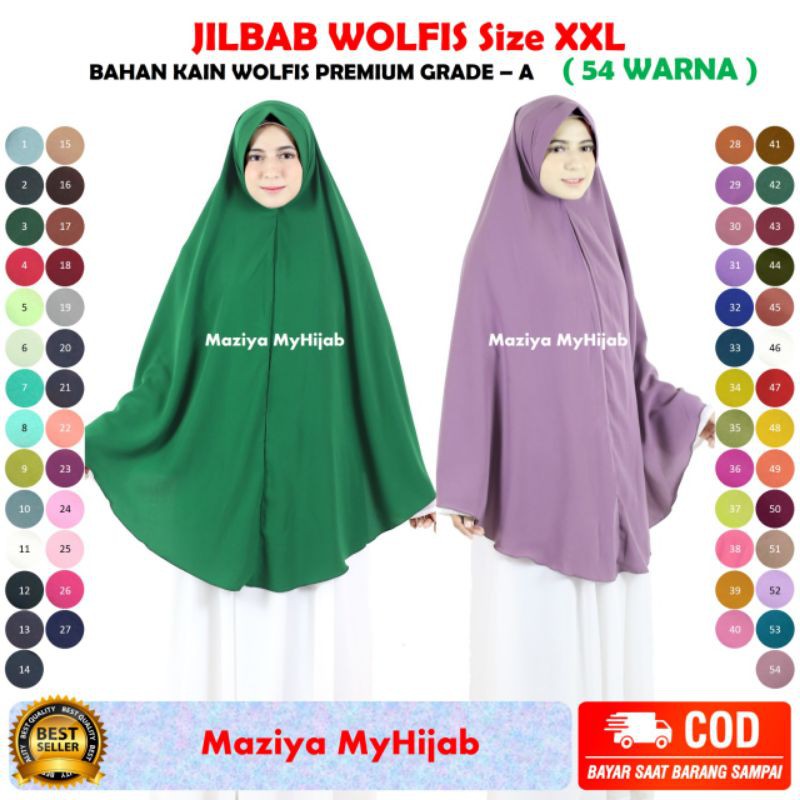 jilbab wolfis Grade-A