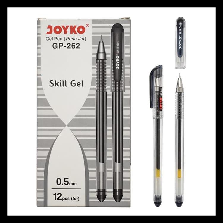 

Murmer Gel Pen / Pulpen / Pena Joyko Gp-262 /1 Box 12 Pcs / Skill Gel/ 0.5 Mm Promo