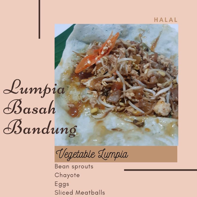 

(dikirim dari serpong) lumpia basah bandung/ lumpia basah sayur